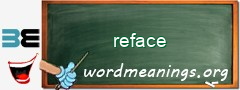 WordMeaning blackboard for reface